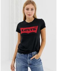 Levi's - Camiseta con logo con forma de murcilago Perfect de - Lyst