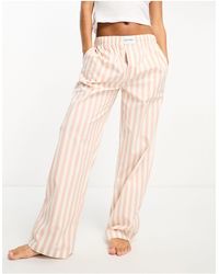 Calvin Klein - Sleep Pants With Logo Waistband - Lyst