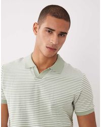 Threadbare - Short Sleeve Knitted Polo Top - Lyst