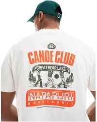 Napapijri - Boyd Backprint Graphic T-shirt - Lyst