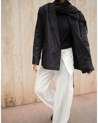 NA-KD - Belt Detailed Wide Trouser - Lyst