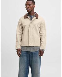 Jack & Jones - Harrington Jacket With Contrast Collar - Lyst