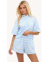 Loavies - Easy Does It Shorts With Stripes - Lyst