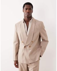 ASOS - Double Breasted Regular Suit Jacket - Lyst