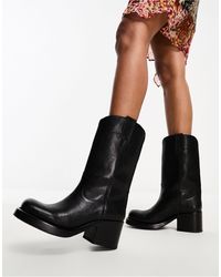 Jeffrey Campbell - Cabellero Western Style Knee Boot - Lyst