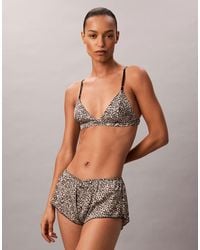 Calvin Klein - Sexy Satin Shorts - Lyst