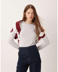 Abercrombie & Fitch - Co-ord Icon Logo Long Sleeve Top - Lyst