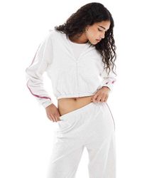 Cotton On - Departure Lounge Crop Zip-through Hoodie - Lyst