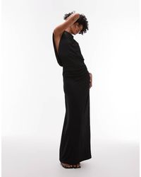 Mango - Vestido Largo Sin Mangas Con Caída Lateral De - Lyst