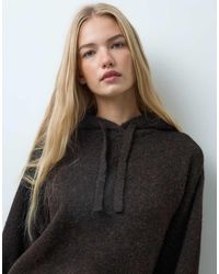 Vero Moda - Knitted Pullover Hoodie Co-Ord - Lyst