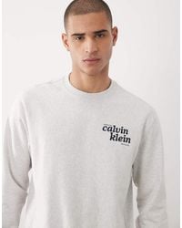 Calvin Klein - Graphic Sweatshirt - Lyst