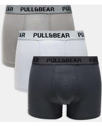 Pull&Bear - 3 Pack Boxers - Lyst