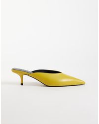 ASOS - Surprise Pointed Kitten Heeled Mules - Lyst