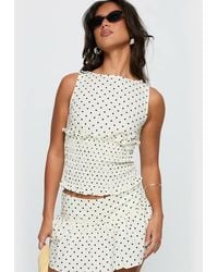 Princess Polly - Tovie Linen Blend Drop Waist Detail Mini Skirt Co-ord - Lyst