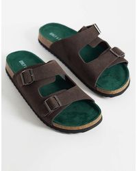 Only & Sons - Faux Suede Mule Sandals - Lyst