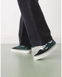 Vans - Authentic - baskets à imprimé léopard - et vert - Lyst