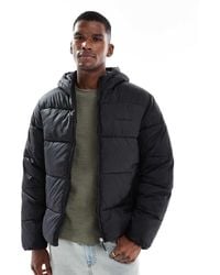 Jack & Jones - Hooded Puffer Jacket With Sheen - Lyst