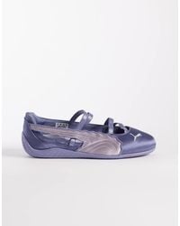 PUMA - Speedcat Satin Ballet Flats - Lyst