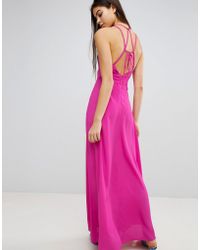 Lyst - Asos Maxi Dress in Pink