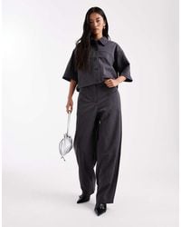 Object - High Waist Wide Leg Trouser Co-ord - Lyst