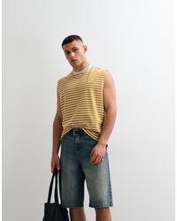 ASOS - Heavyweight Oversized Tank With Chest Graphic - Lyst