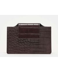 ASOS - Textured Croc Card Holder - Lyst