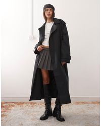 Weekday - Oversized Trench Coat - Lyst