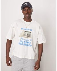 ASOS - Boxy Oversized T-shirt With Cartoon Graphic - Lyst
