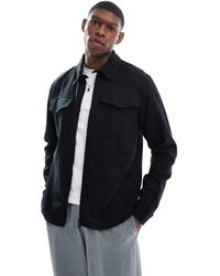 French Connection - French Connection 2 Pocket Linen Overshirt - Lyst