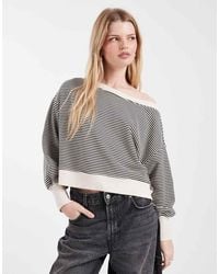 Cotton On - Off Shoulder Sweatshirt - Lyst