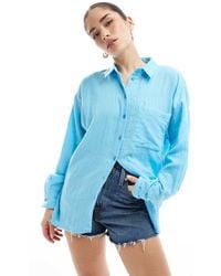 ASOS - Oversized Textured Cotton Co-ord Shirt - Lyst