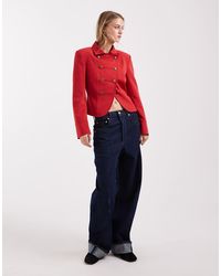 ASOS - Shrunken Drummer Style Jacket - Lyst