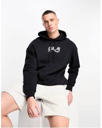 Jack & Jones Willow Branding Hoodie in Natural for Men | Lyst