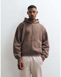 Nike - Chest Logo Oversized Heavyweight Full Zip Hoodie - Lyst