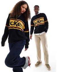 Kickers - Classic Chest Stripe Jacquard Logo Knit Jumper - Lyst