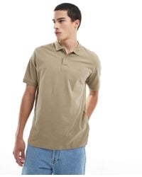 Jack & Jones - Polo à logo - beige - Lyst
