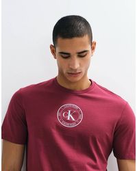 Calvin Klein - Crest Centre Graphic T-shirt - Lyst
