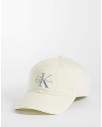 Calvin Klein - Jeans Silver Embroidery Logo Baseball Cap - Lyst
