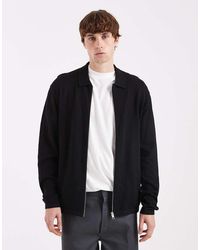 Jack & Jones - Knitted Zip Cardigan - Lyst