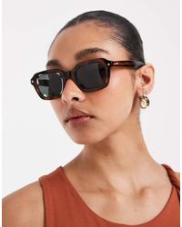 Levi's Sunglasses - Levi's Rectangular Geometrical Sunglasses With Lenses - Lyst