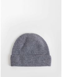 ASOS - Fein gestrickte woll-beanie - Lyst