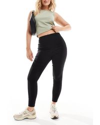 ASOS - Pantalones De Sastre Negros De Corte Pitillo Y Talle Alto De Hourglass - Lyst