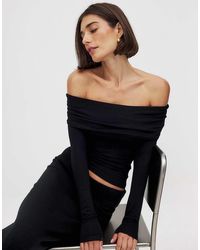 NA-KD - Soft Line Long Sleeve Top - Lyst