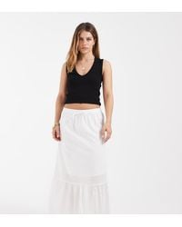 Vero Moda - Dobby Texture Boho Maxi Skirt - Lyst