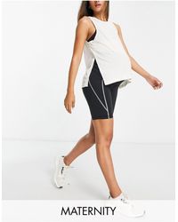 Reebok - Training maternity – lux 2.0 – legging-shorts - Lyst