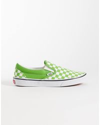 Vans - – sneaker zum hineinschlüpfen mit schachbrettmuster - Lyst