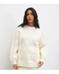 Pretty Lavish - Cable Knit Jumper Co-Ord - Lyst