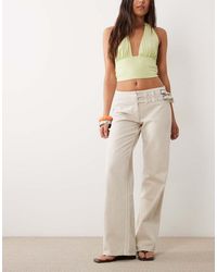 Mango - Teen Straight Jean With Buckles - Lyst