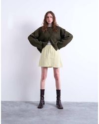 TOPSHOP - Super Soft Cupro Mini Skirt - Lyst