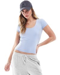 Cotton On - Cotton On Byron Square Neck Short Sleeve Top - Lyst